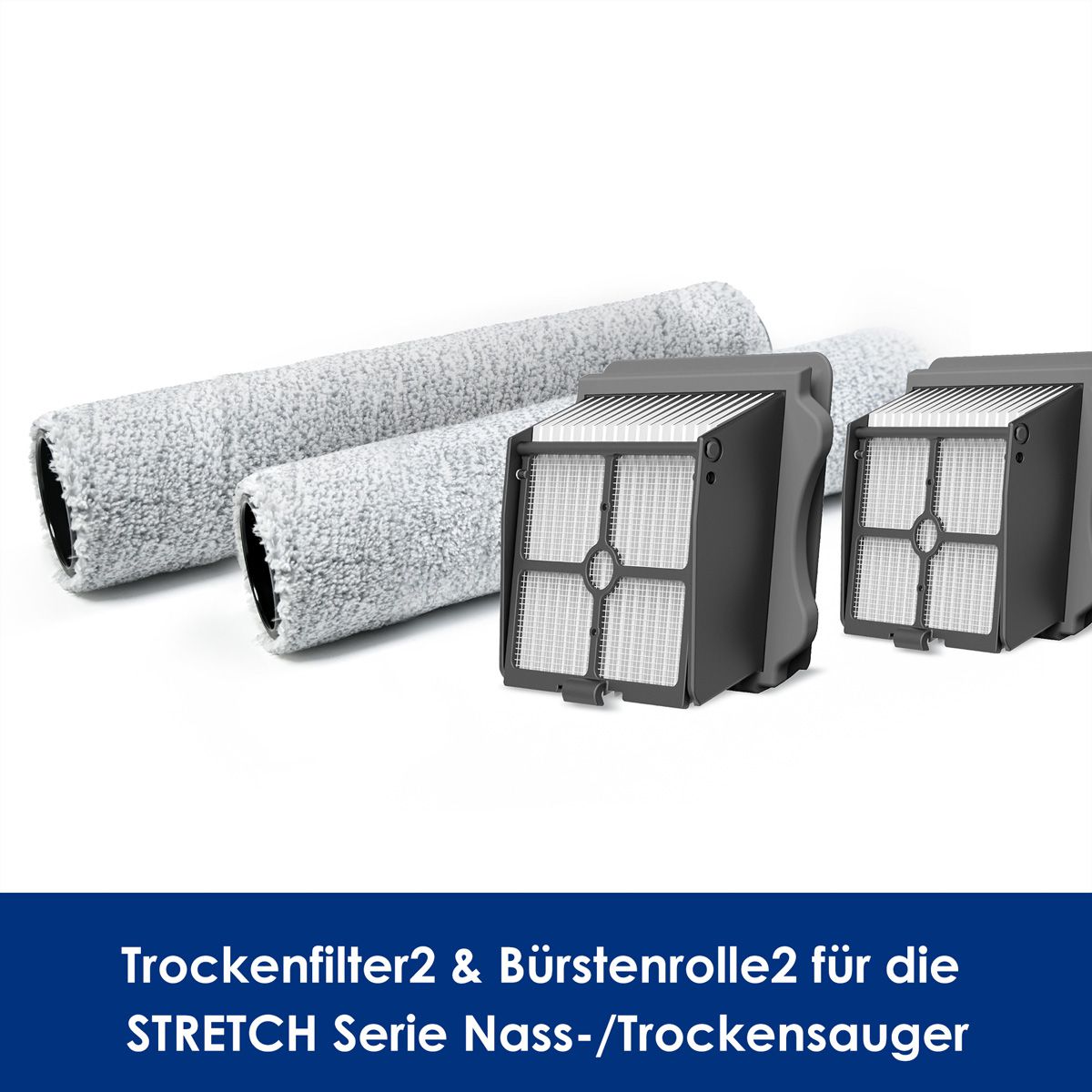 Tineco 2*x2* Filter/Brush Set, zur Stretch Serie