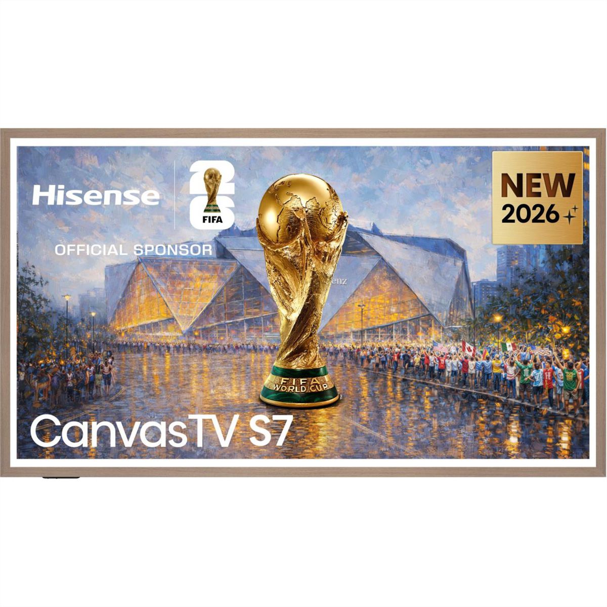 Hisense TV 65S7DS 65", QLED 4K, 144Hz, Canvas TV