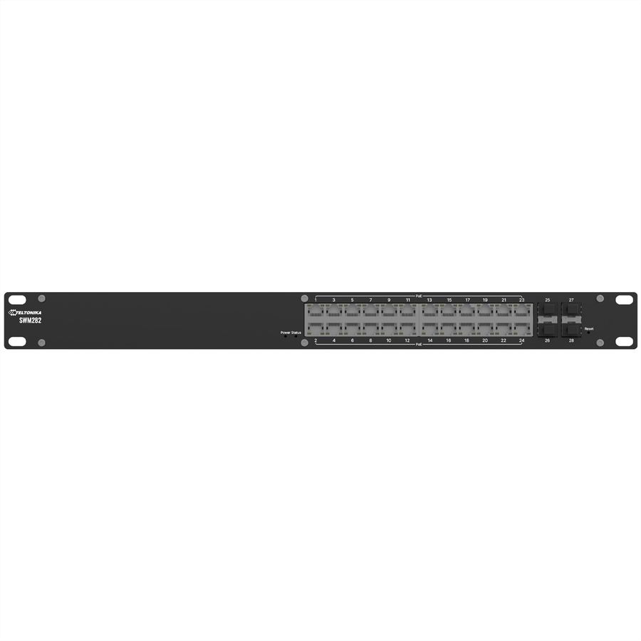 TELTONIKA SWM282 PoE+ Managed Switch, 24 Ports