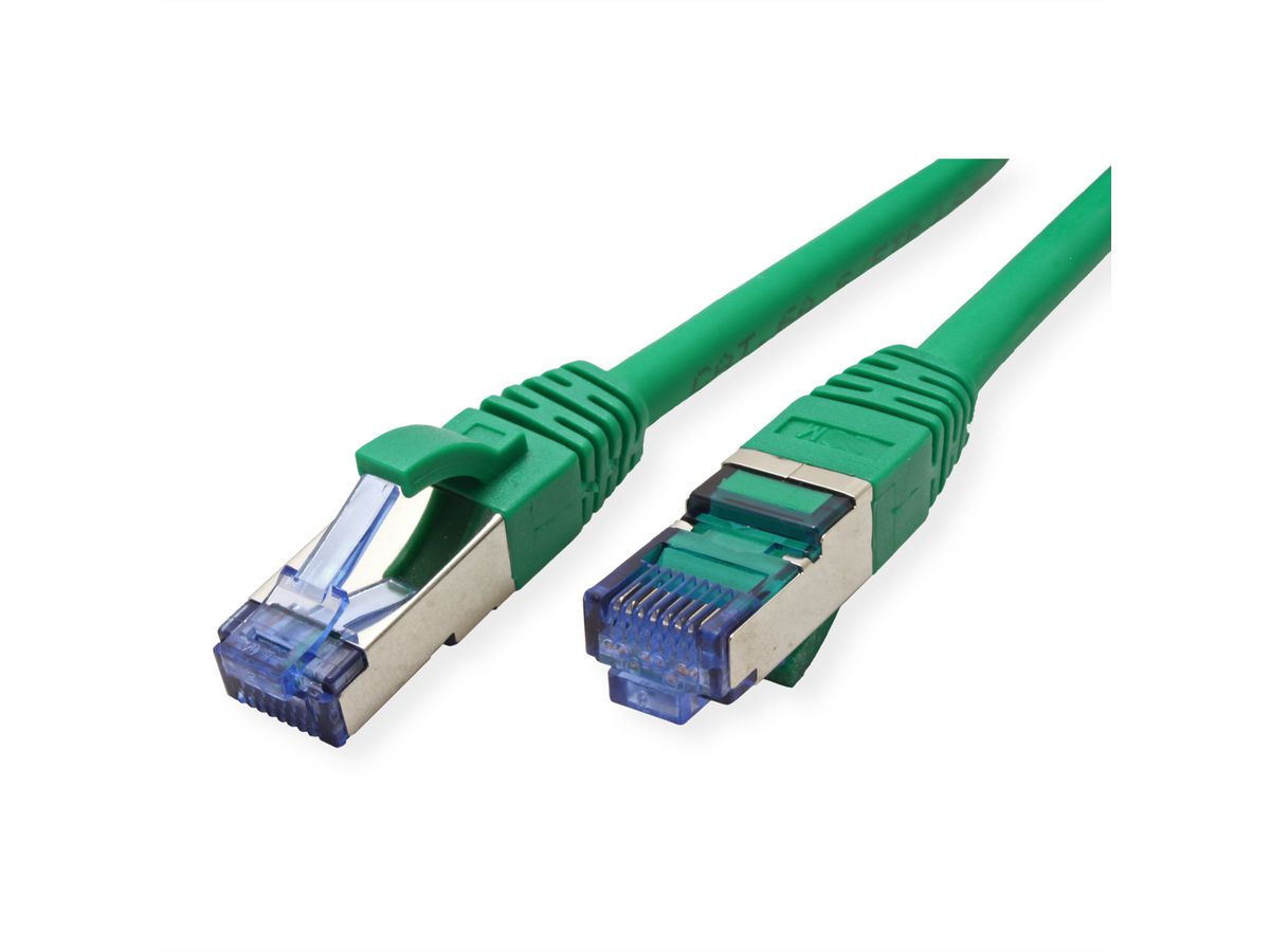 Cordon VALUE Cat.6A (Classe EA) / 10 Gigabit S/FTP, LSOH, vert, 5 m