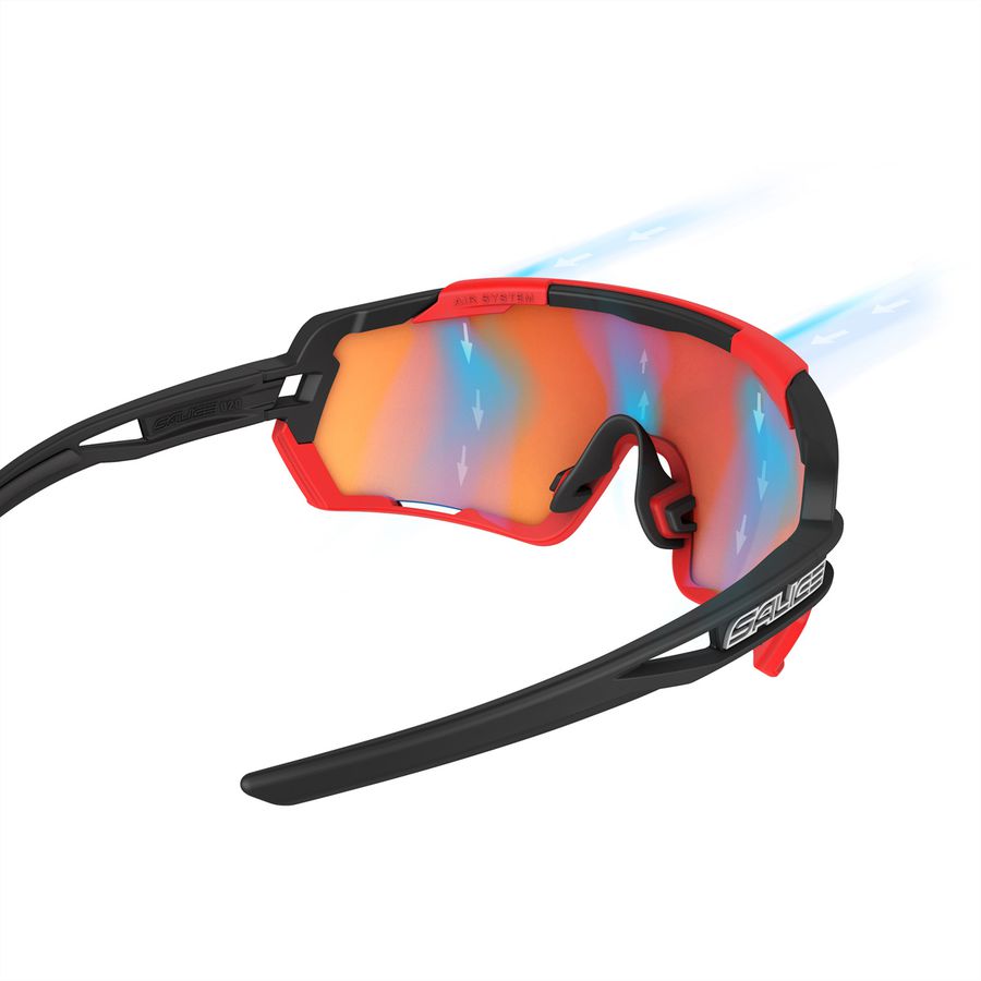 Salice Occhiali Sportbrille 020RWX, Black/Red / RW Red