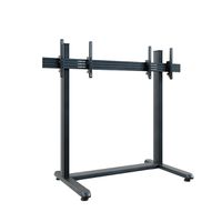 Hagor mobiles Standsystem CPS Floorstand 2x 55-65", schwarz