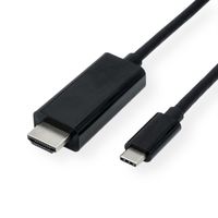 VALUE Câble adaptateur type C - HDMI, 4K, M/M, 2 m