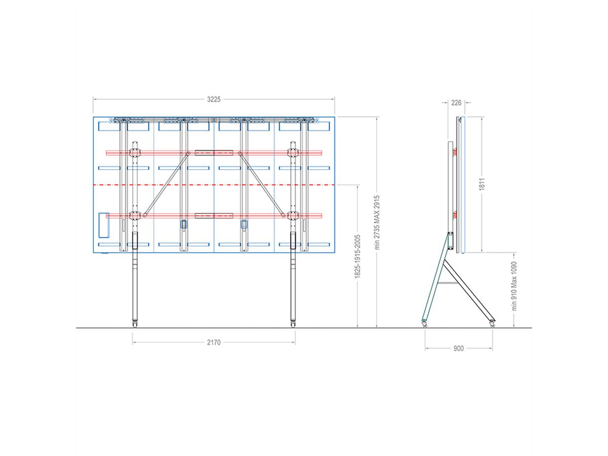 Hagor mobiles Liftsystem Samsung IER130", mobil, schwarz