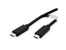 ROLINE Câble compatible USB 3.2 Gen2, C-C, M/M, 4K UHD-1, 10Gbit/s, Emark, 100W, noir, 5 m