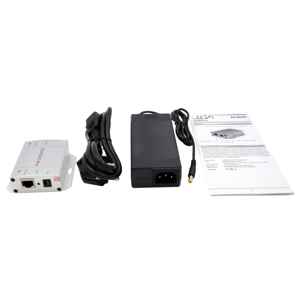 EXSYS  EX-60305 Injecteur PoE++ Gigabit 95W