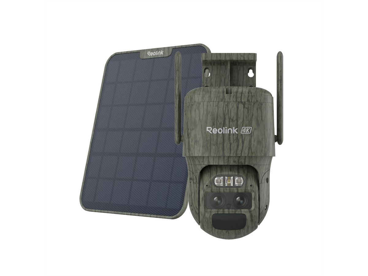 Reolink G770-C Outdoor PTZ-Camera, 8 MP, 38-108°, IR-LED 30m, incl. Solar Panel