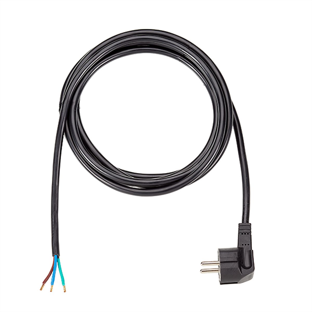 BACHMANN Câble H05VV-F 3G1,5 5m, noir, non emballé