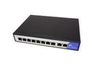 VALUE PoE+ Gigabit Ethernet Switch, 8+2 Ports