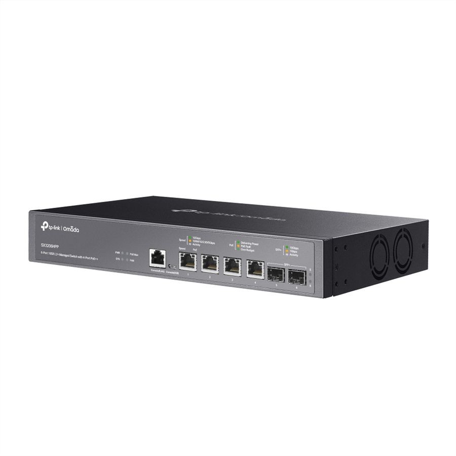 TP-Link SX3206HPP Omada PoE+ Switch 6 Port