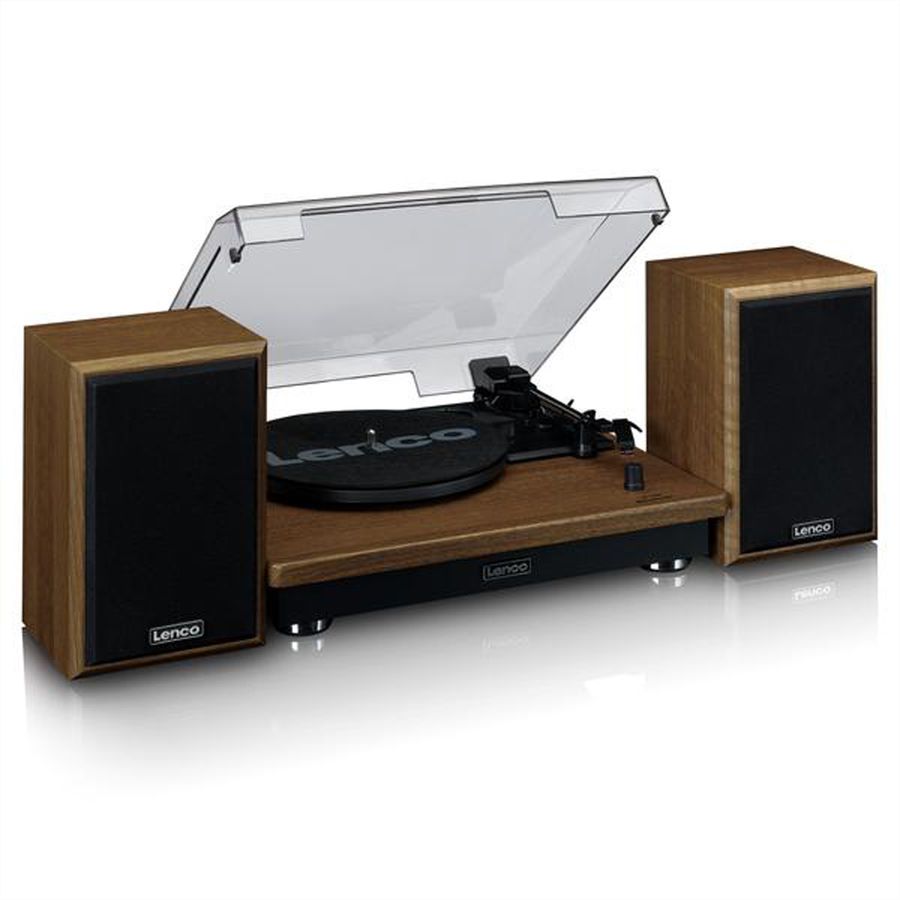 Lenco Plattenspieler LS-100, Bluetooth, 2 Speaker