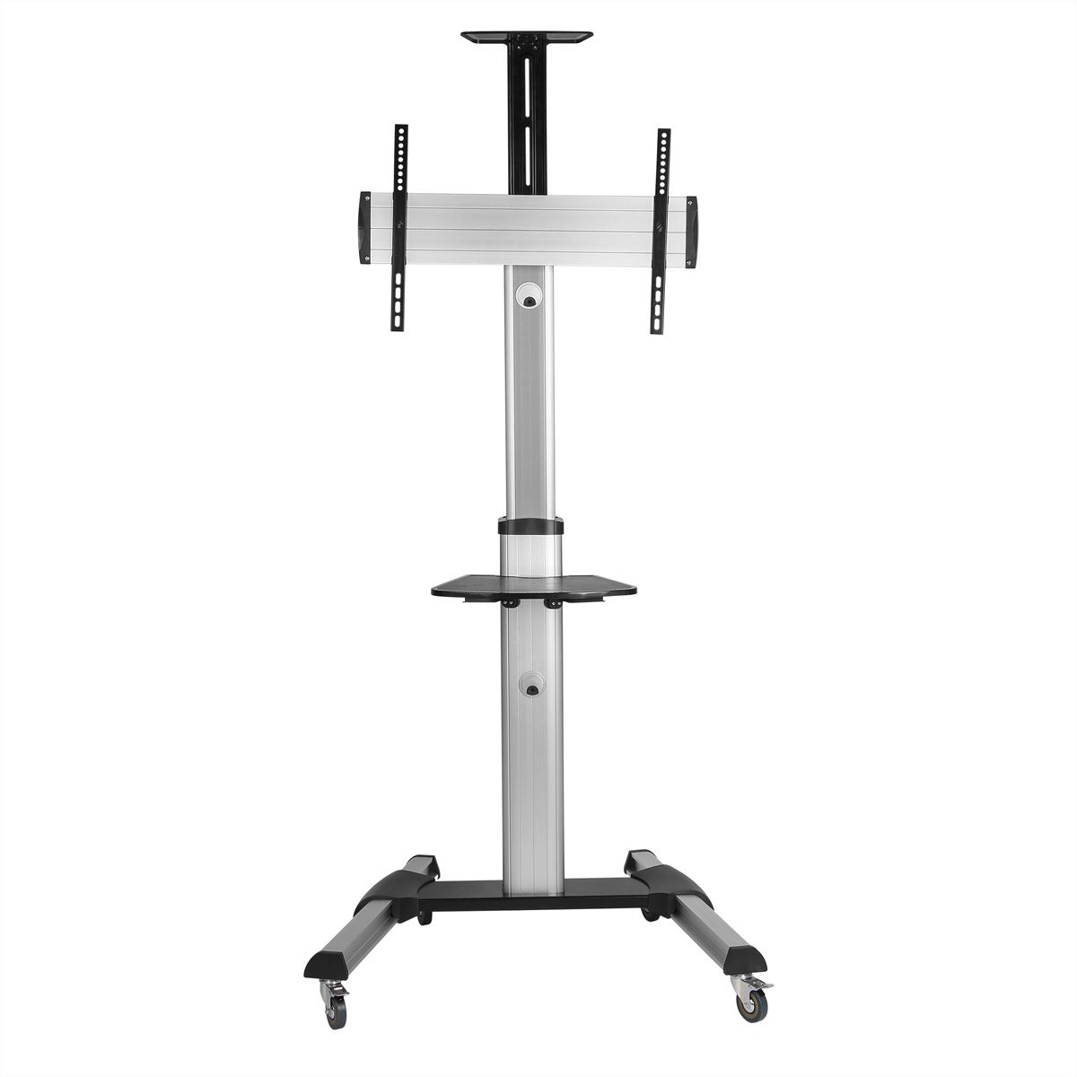 ROLINE LCD-/TV-Rollständer, 37-70 Zoll, bis 50 kg, silberfarben