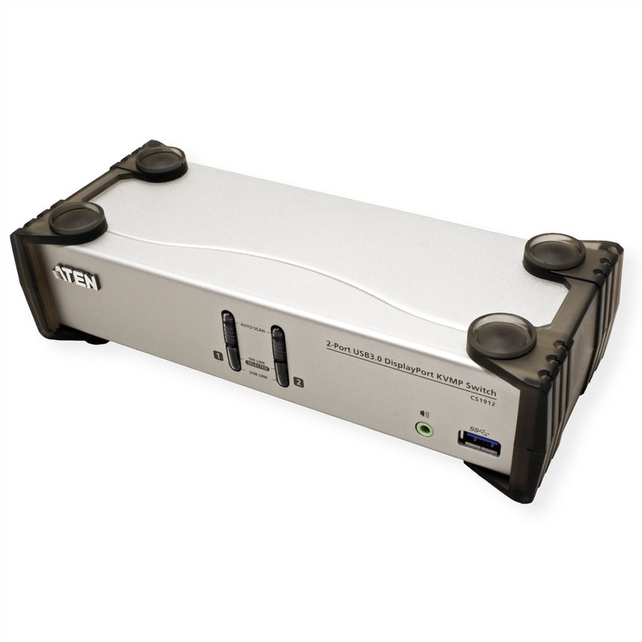 ATEN CS1912 Commutateur KVMP DisplayPort 2 ports USB 3.0