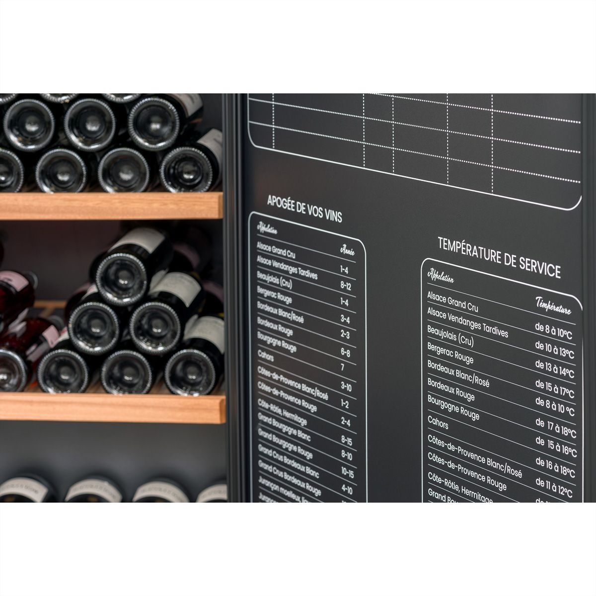 Climadiff Armoire à vin RESERVE300XL, Autonome, 1 zone, 297 bouteilles