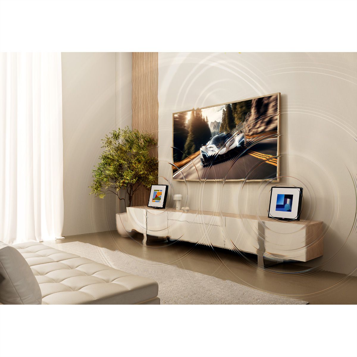 Samsung Music Frame HW-LS60D, Schwarz