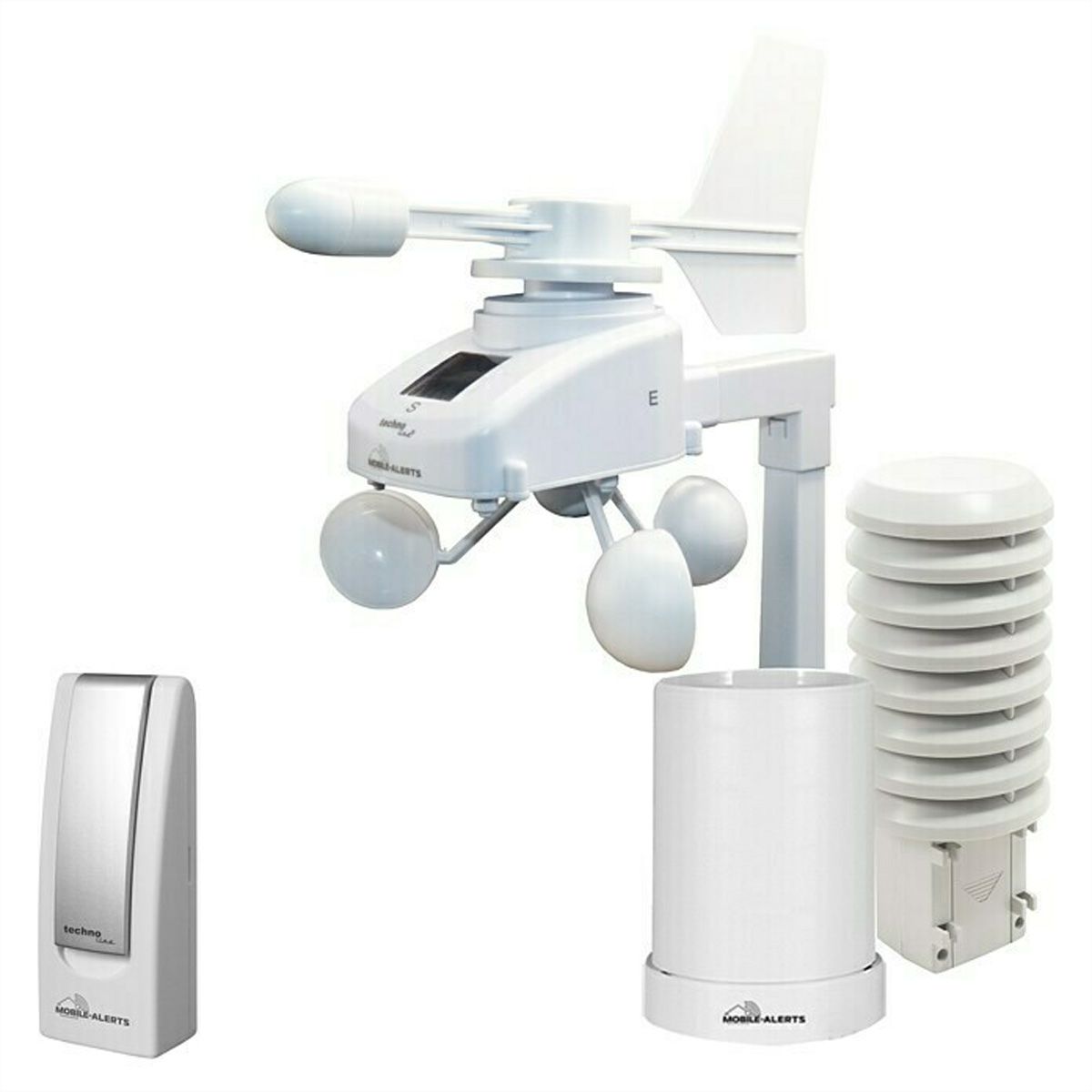 Technoline Mobile Alerts MA 10061 Set Basisstat.+Pro S. Regenmesser+Windmesser