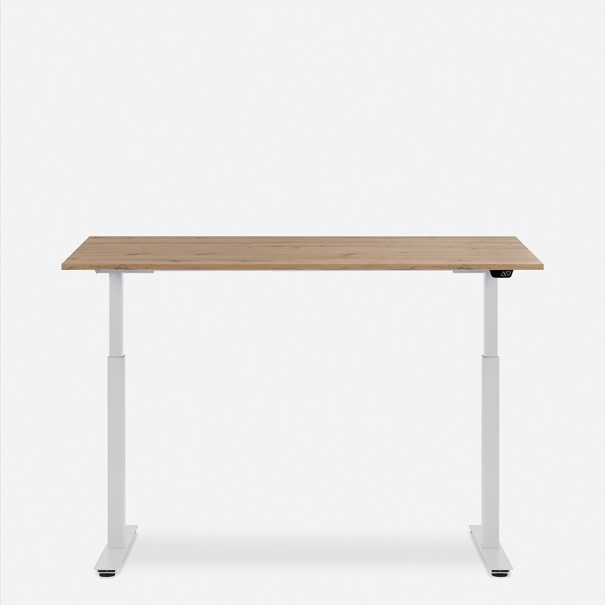 WRK21 Schreibtisch Smart 180 x 80 cm, Höhenverstellbar, Kendal Eiche / Weiss