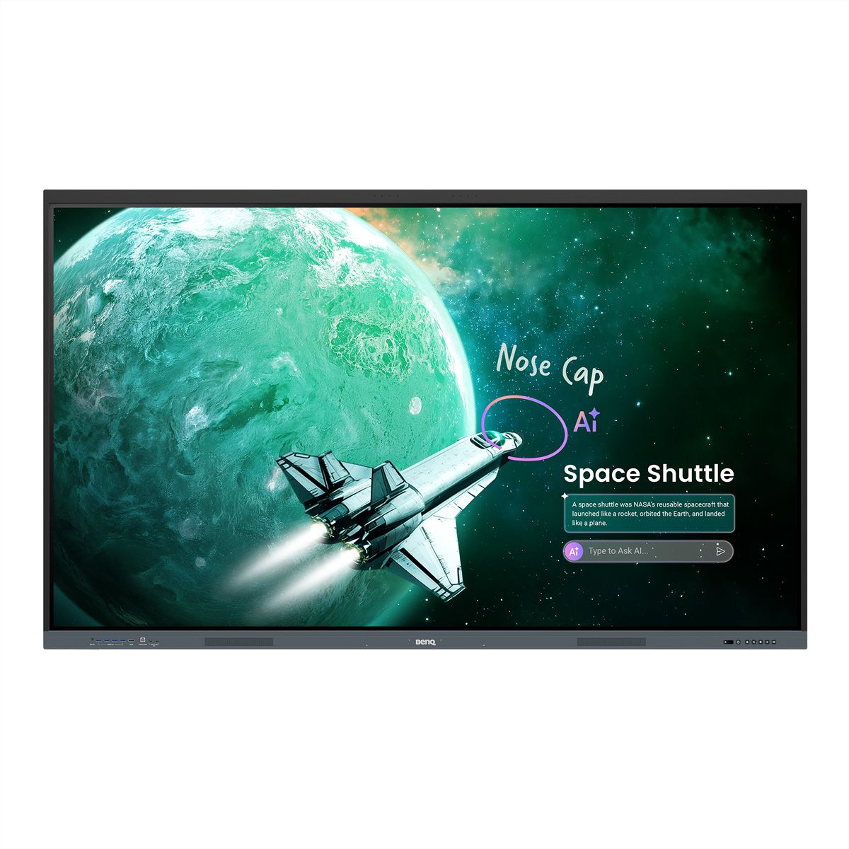 BenQ Interactive Display RE8605 86", 4K UHD, 500 Nits, 50-Punkt-Touch