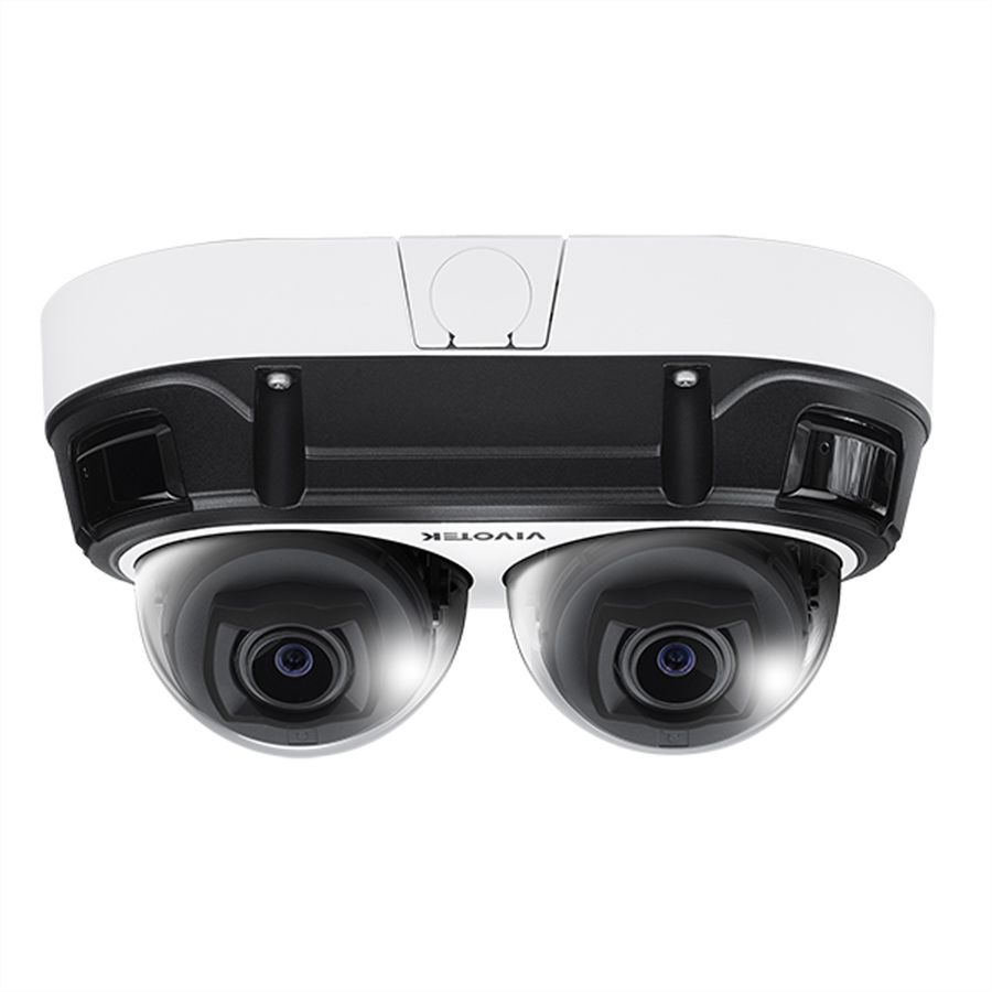 Vivotek MA9311-EHTV Vandal-Multisensor Caméra 2x 5 MP, 30-96°, IR-LED 20m