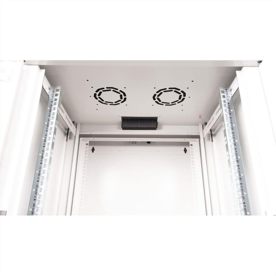 ROLINE 19-Zoll Wandgehäuse Pro 16 HE, 600x600 BxT zweiteilig schwenkbar grau