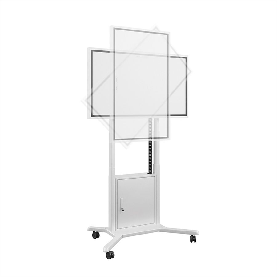 Hagor mobiles Standsystem Mobile Lift Pro Light III Flip, mobiles Liftsystem, displayspezifisch für Samsung Flip, weiß