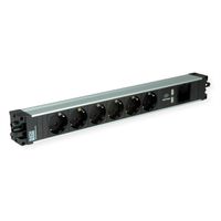 BACHMANN STEP ALU 6x contact de protection 1x USB-Charger 1xABD