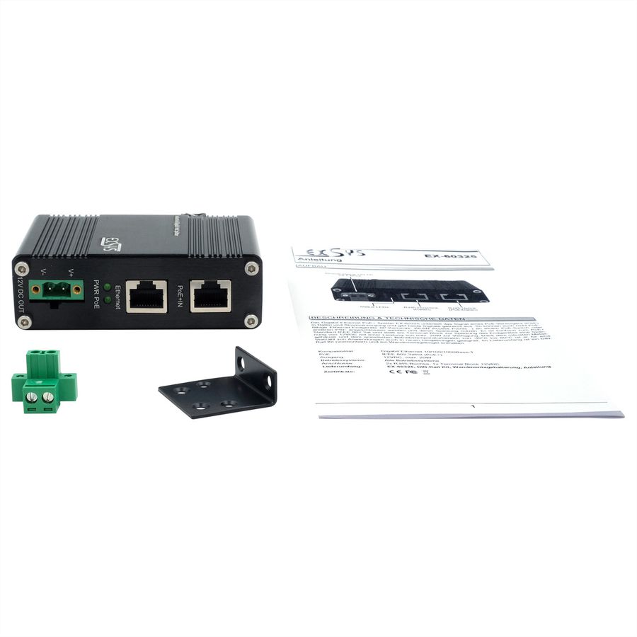 EXSYS EX-60325 Splitter PoE+ 10/100/1000