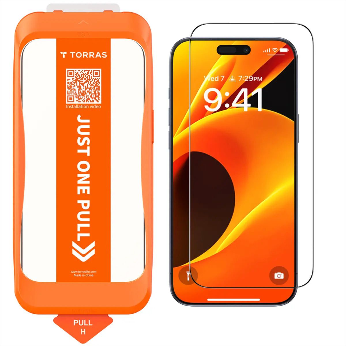 Torras Install Master protection d'écran, iPhone 17 Pro,