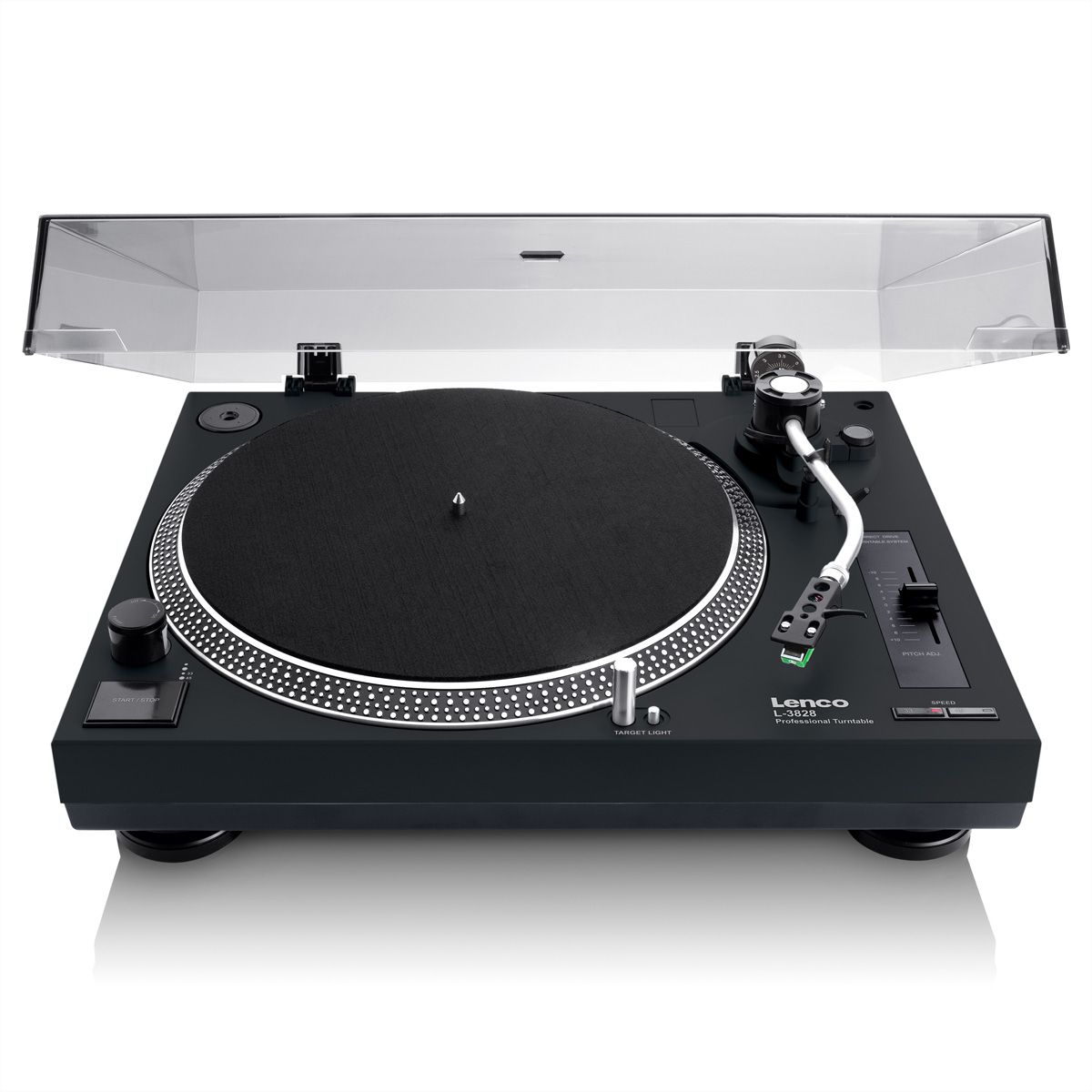 Lenco Platine vinyle L-3828BK, noir