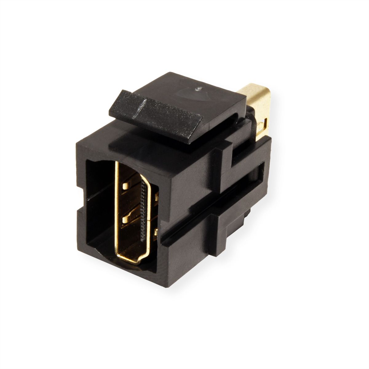 BACHMANN Keystone HDMI 4K UHD Coupleur F-F noir