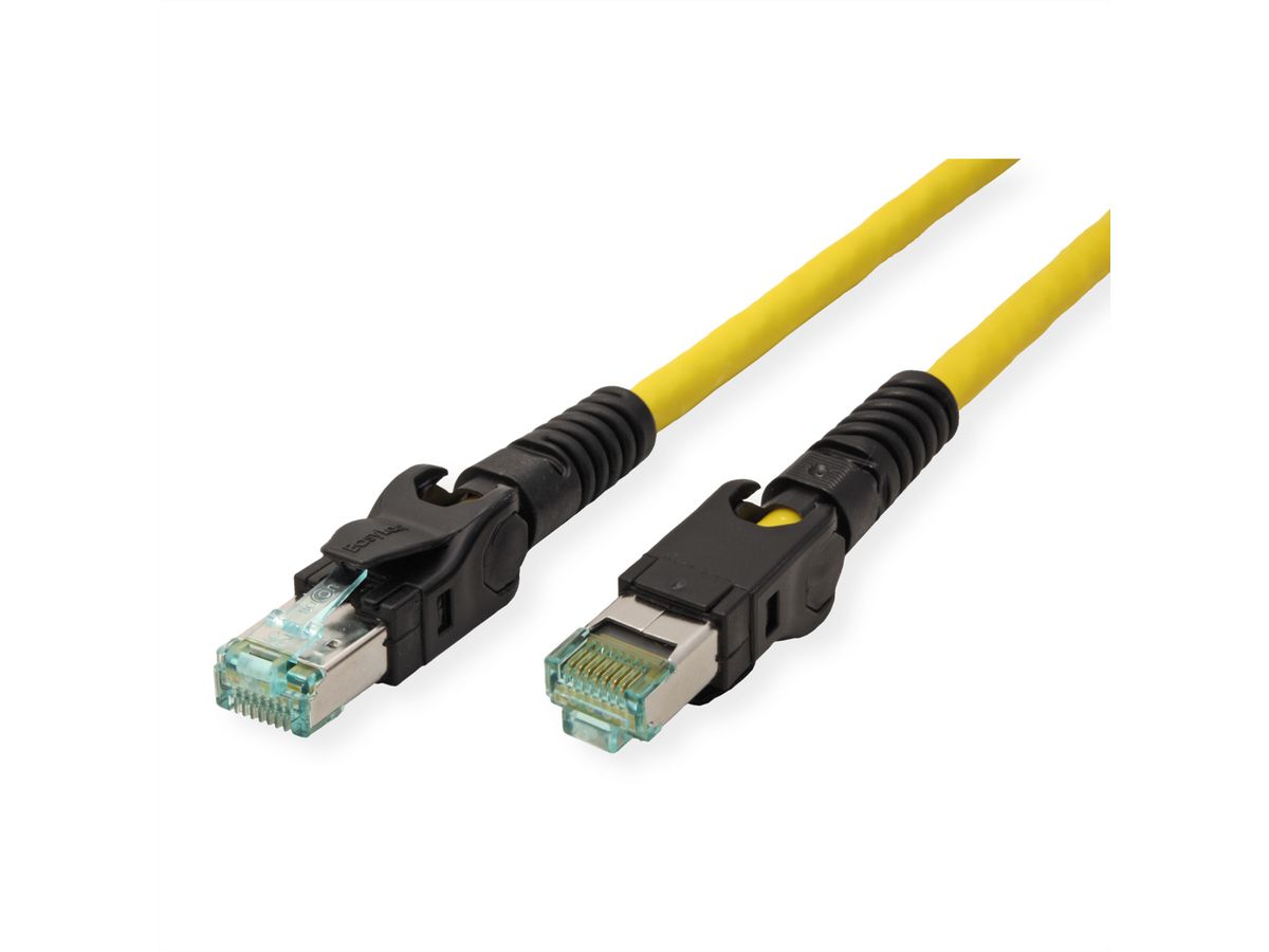 EasyLan VarioBoot Patchkabel Cat.6A, S/FTP, gelb, 2 m