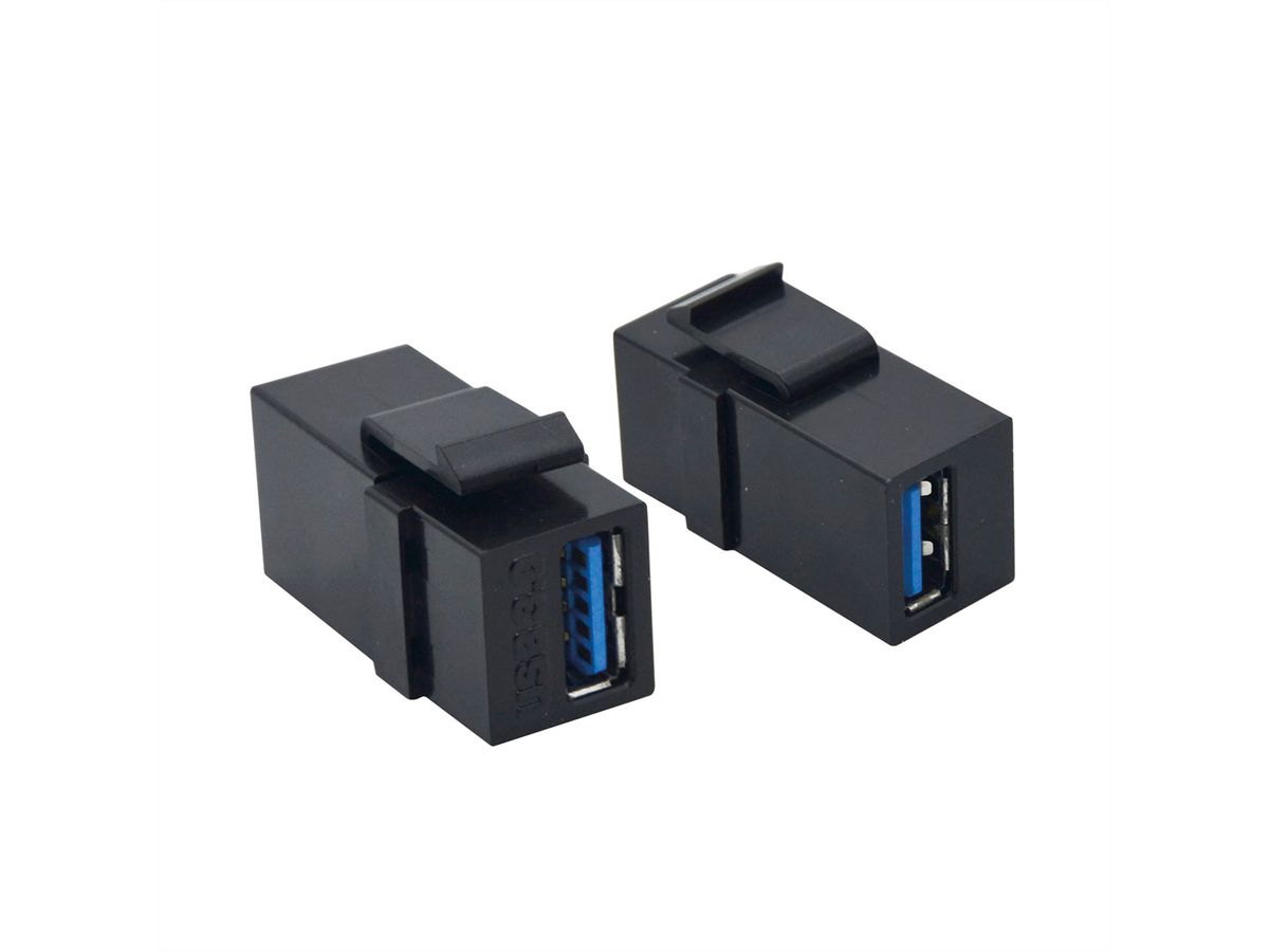 VALUE USB 3.2 Gen 1 Keystone Modul, schwarz