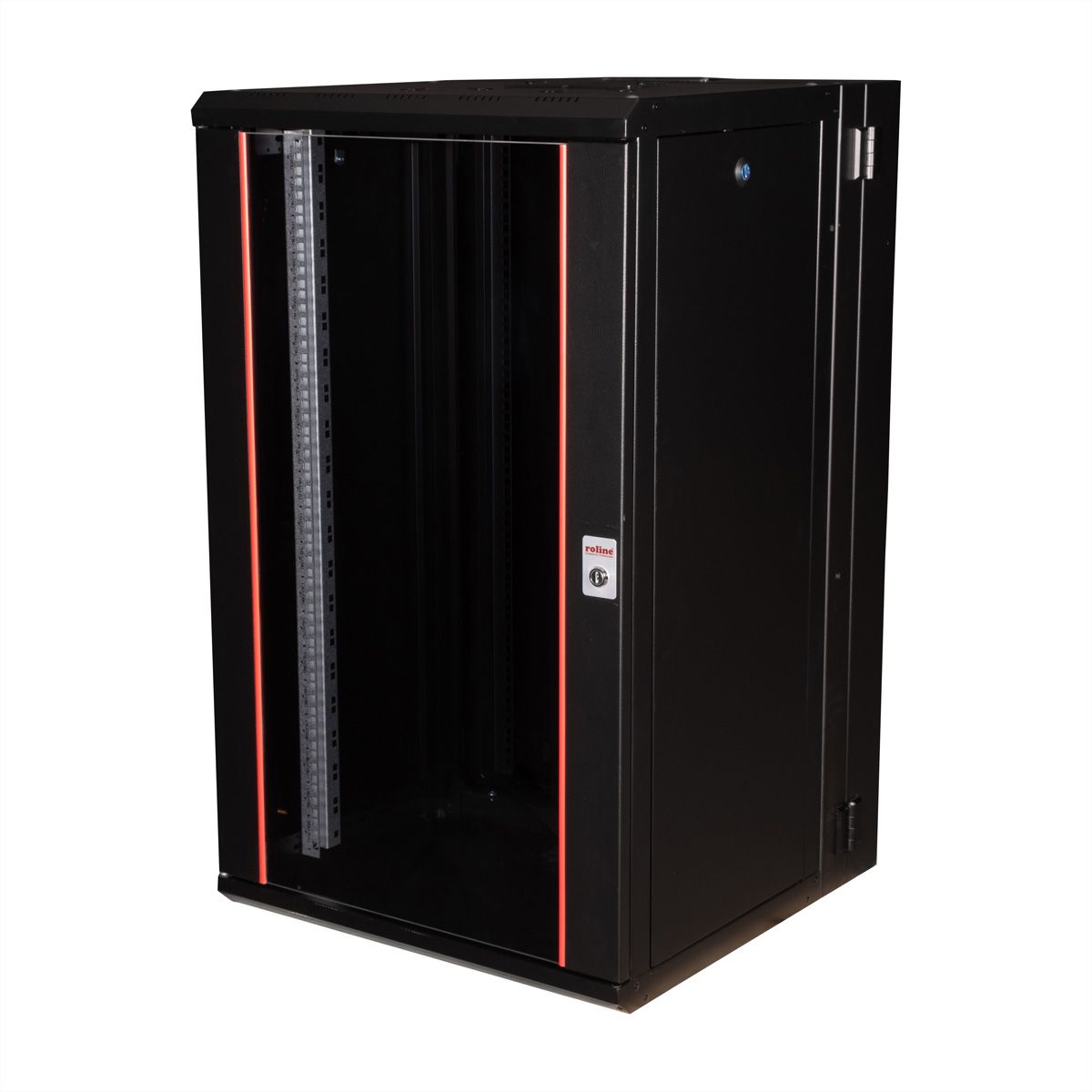 ROLINE 19-Zoll Wandgehäuse Pro 20 HE, 600x600 BxT zweiteilig schwenkbar schwarz