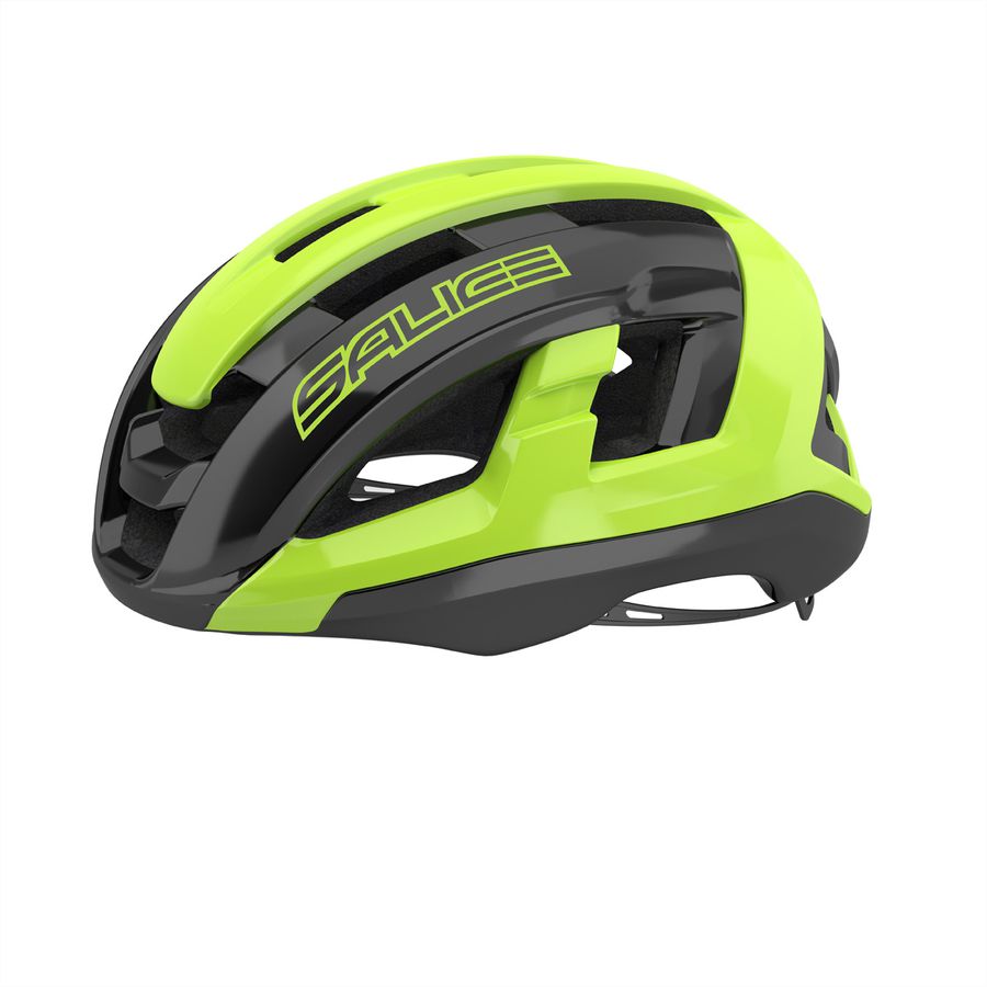 Salice Occhiali Casque de vélo Gavia, S-M 51-58, Black-Lime
