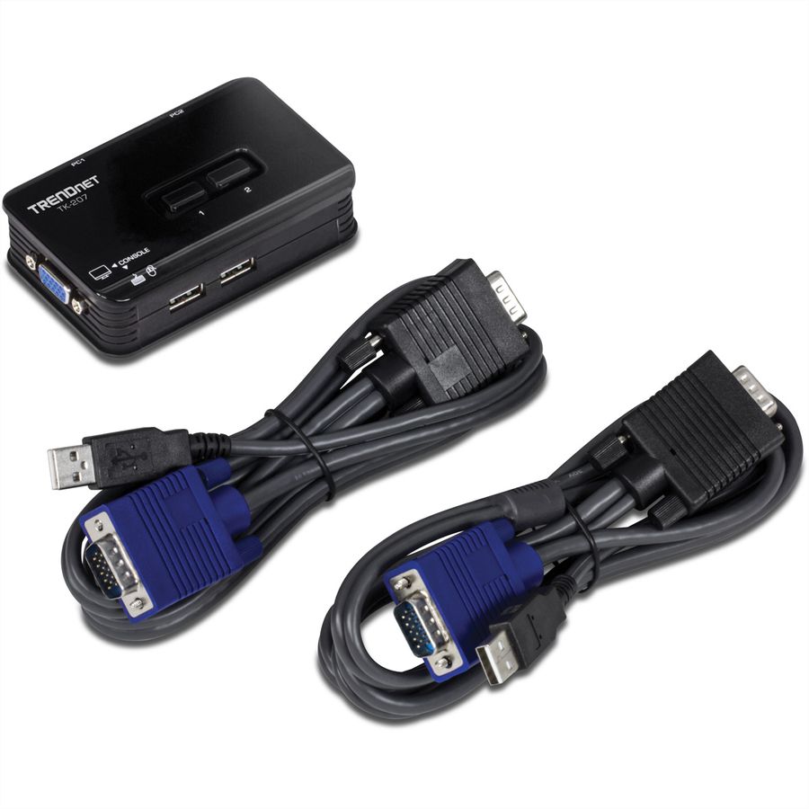 TRENDnet TK-207K 2-Port-USB-KVM-Switch