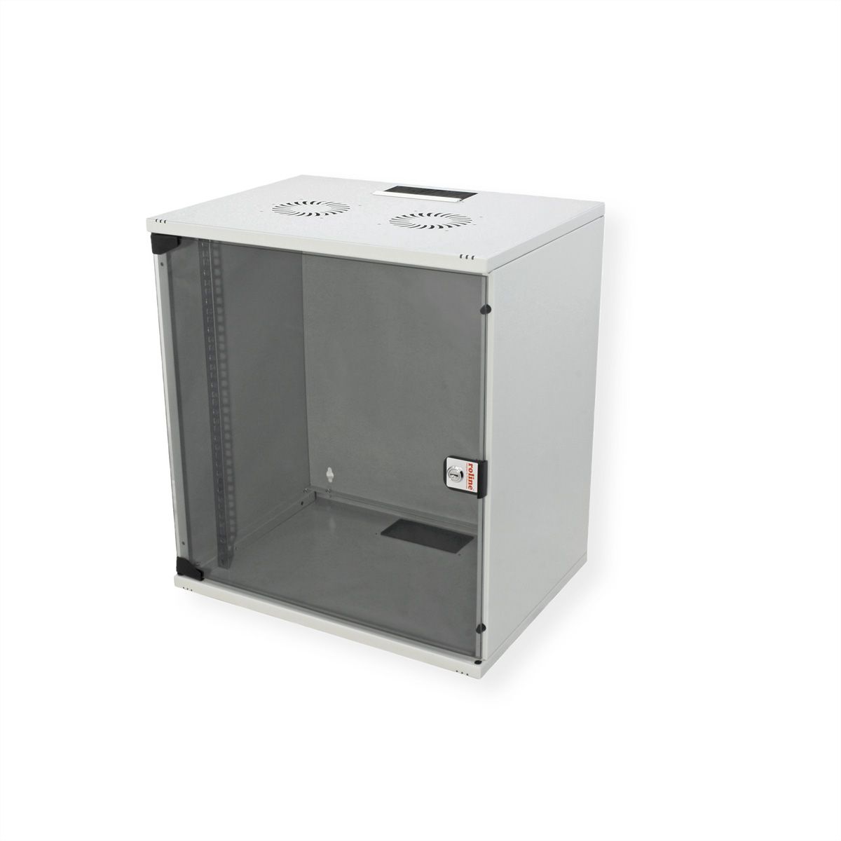 ROLINE 19" Boîtier mural Basic 12U, 540x400 LxP gris, EN KIT