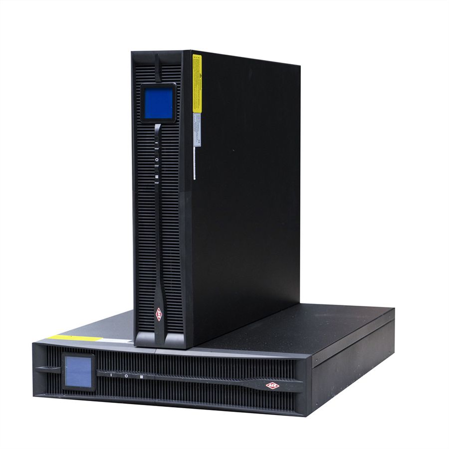 AEC IST3J 1kVA - Online Rack USV – 3x 9Ah interne, 6x 9Ah externe Batterien - 30 Min. Autonomie bei 100% Last