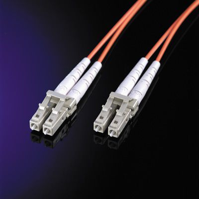 Quality LWL-Kabel 50/125µm OM2, LC/LC, orange, 2 m