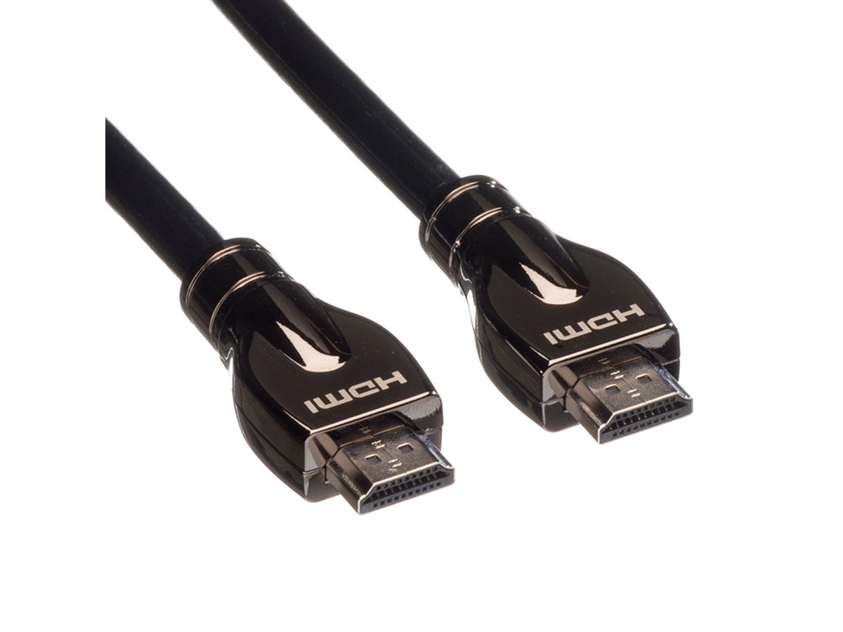 ROLINE Câble HDMI Ultra HD avec Ethernet, 4K, M/M, noir, 15 m