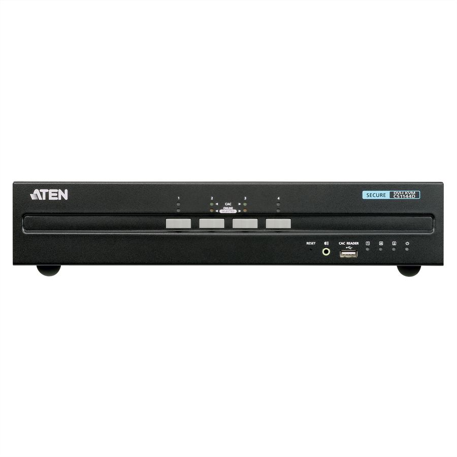 ATEN CS1144D Commutateur KVM sécurisé à 2 affichages DVI USB à 4 ports