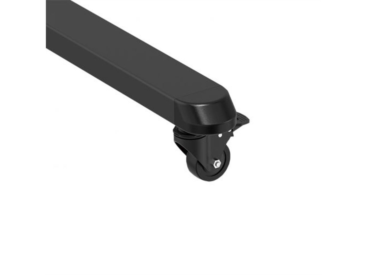 **DEMO**Hagor BrackIT Stand Dual XL, mobiles Standsystem für 2 Bildschirme „side-by-side“, schwarz