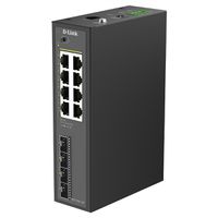 D-Link DIS-210G-12P Switch 12 ports, Smart Managed Gigabit PoE industriel