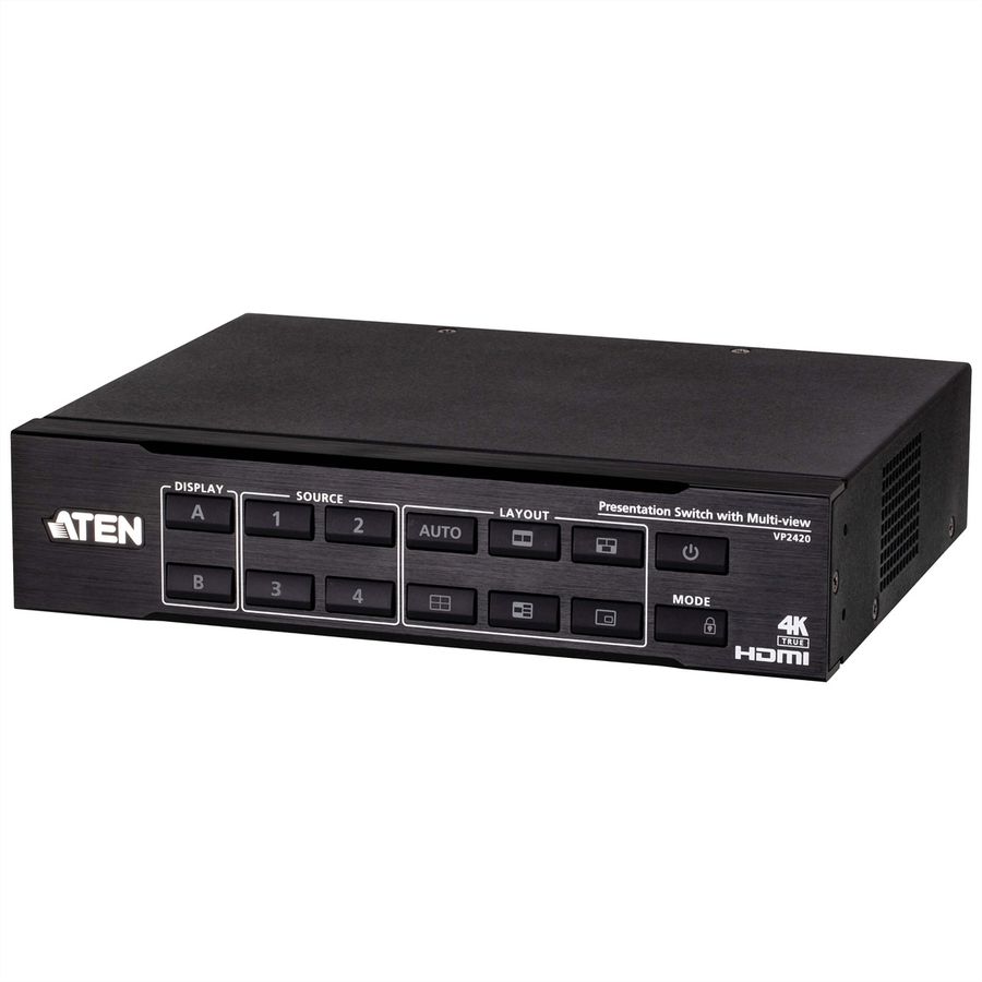 ATEN VP2420 Matrice de présentation 4 x 2 True 4K HDMI avec Multivues