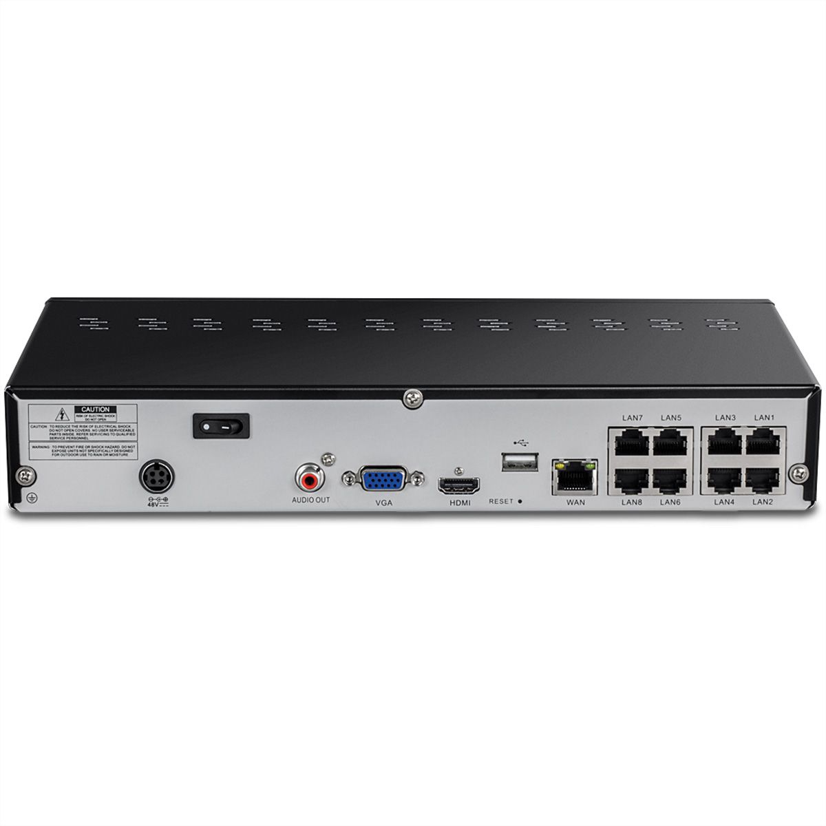 TRENDnet TV-NVR1508 NVR PoE H.265 4K (8MP) à 8 canaux