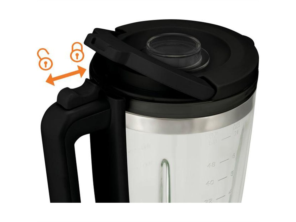 Gorenje Standmixer B1400BE, 1400W, 1,5L, schwarz/silber