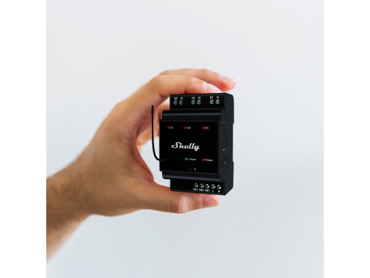 Shelly  Actionneur de commutation Qubino Wave Pro 3