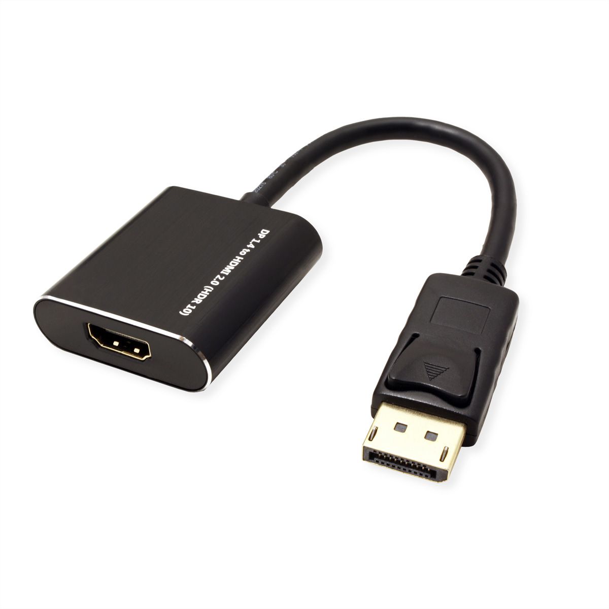 ROLINE Adaptateur DisplayPort - HDMI, 4K@60Hz, DP v1.4, DP M-HDMI F
