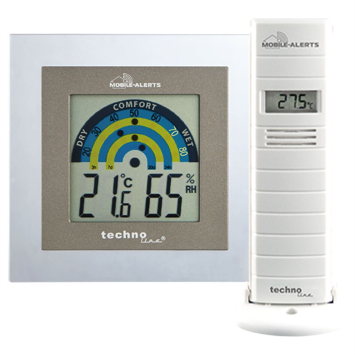 Technoline Mobile Alerts MA 10260 Set Raumklimastation + MA10200