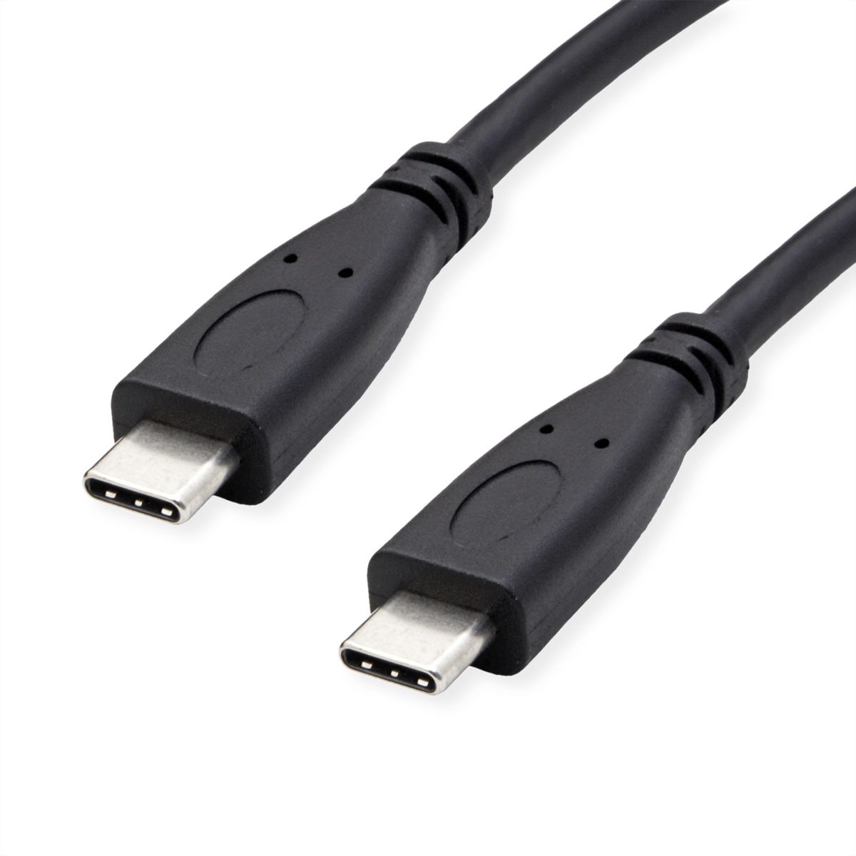 ROLINE RM Câble USB 3.2 Gen 2, C-C, M/M, 4K UHD-1, 10Gbit/s, Emark, 100W, noir, 1 m