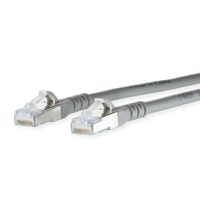 METZ CONNECT Patchkabel Cat.6A AWG 26, LSOH, grau, 2 m